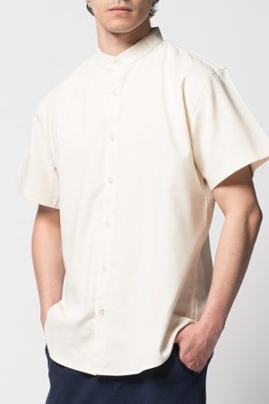 Chinese collar shirt